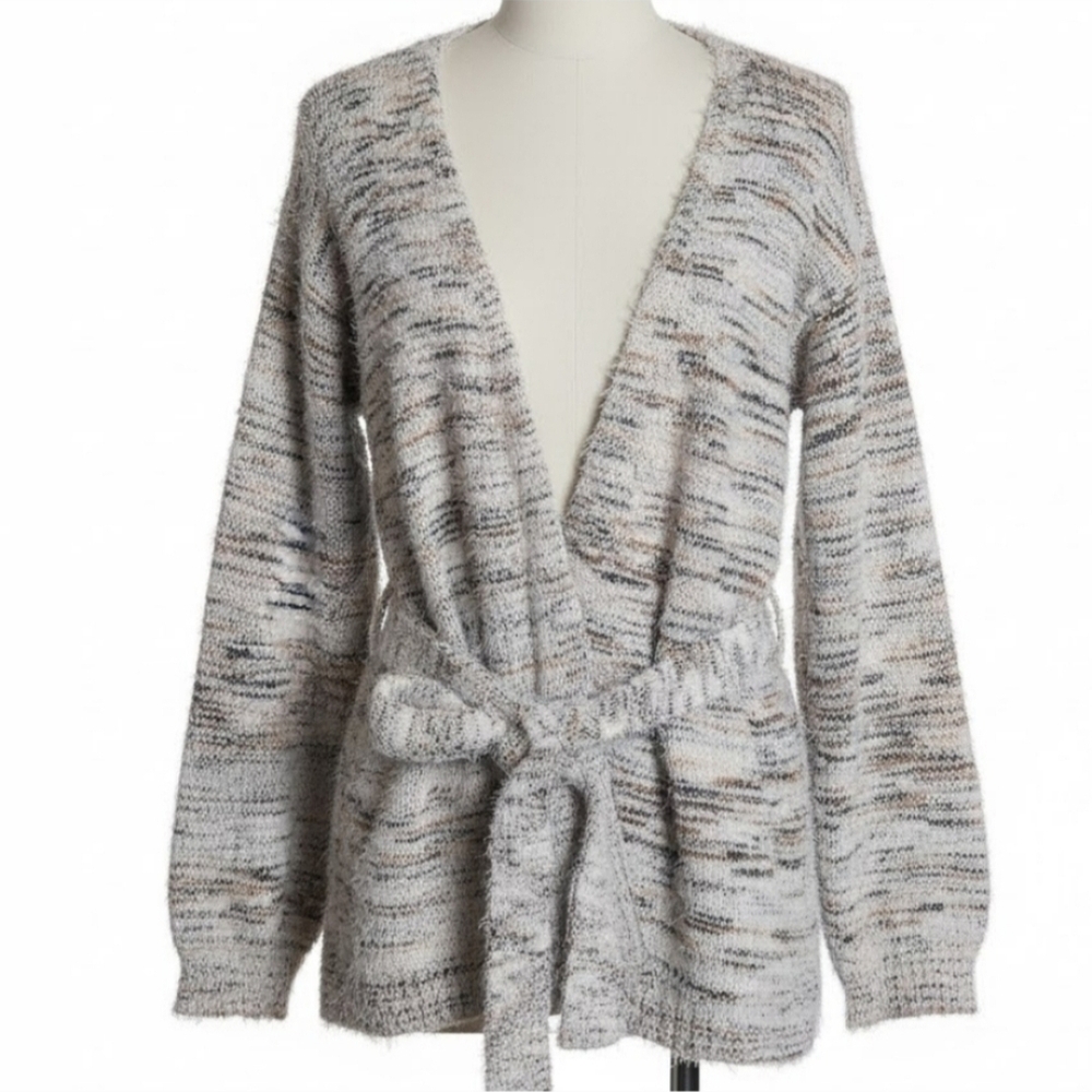 Knox Rose Multicolor Knit Cardigan With Belt